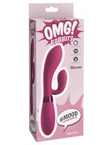 OMG! - Mood - Kanin Silikone Vibrator - Pink