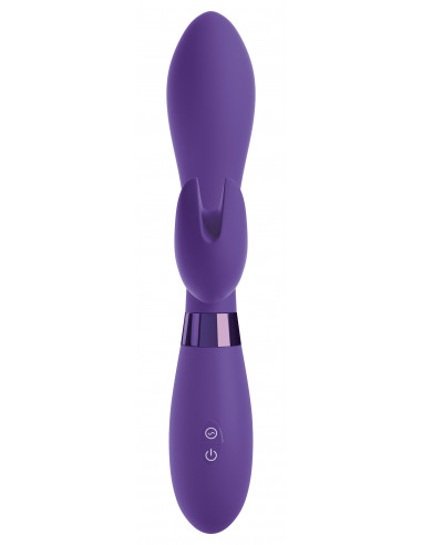 OMG! - Bestever - Kanin Silikone Vibrator - Blå