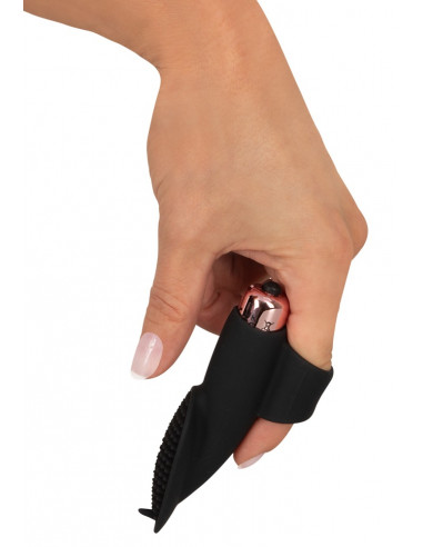 Luksus Finger Vibrator - Sort