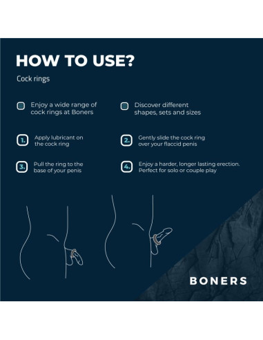 BONERS - Penisringe - 3 Stk