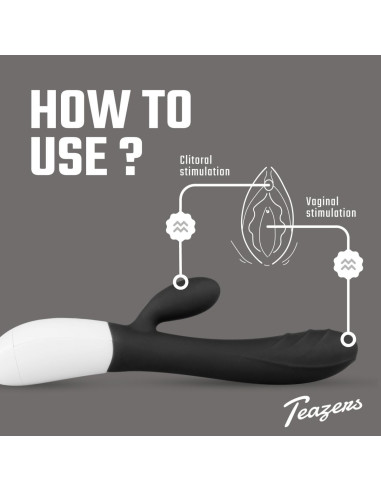 Teazers - Rabbit Vibrator - Sort