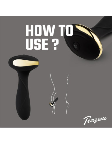 Teazers - Analvibrator Med Varmefunktion