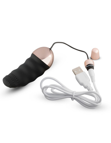 Teazers - Ribbet Vibrerende Æg Med Fjernbetjening