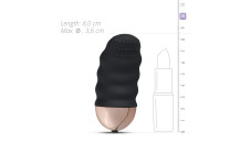 Teazers - Ribbet Vibrerende Æg Med Fjernbetjening