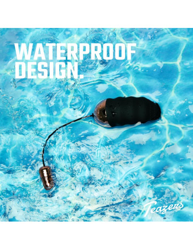 Teazers - Ribbet Vibrerende Æg Med Fjernbetjening