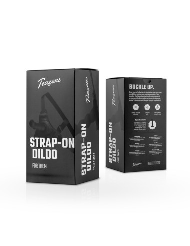 Teazers - Silikone Strap-On - Sort