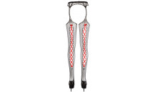 Suspender Tights Med Selebælte-Look - STR. L/XL