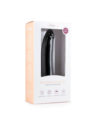 Suction Cup Dildo - Sort