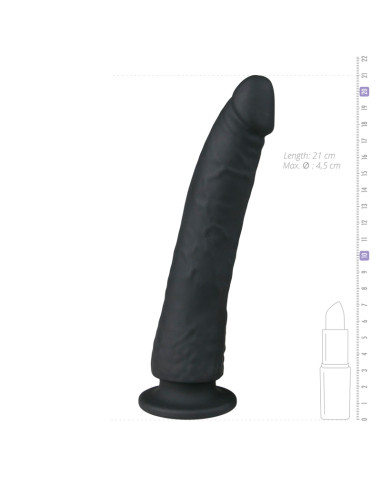 Suction Cup Dildo - Sort