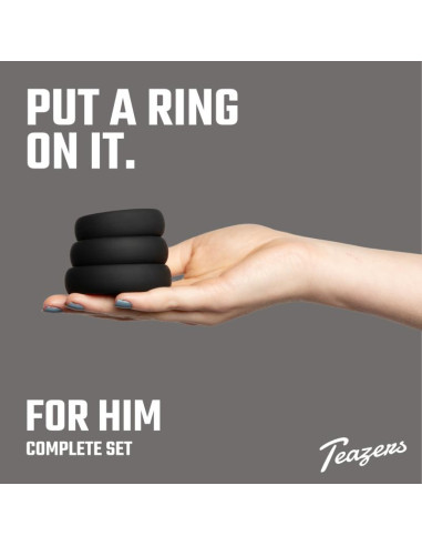 Teazers - Silikone Penisringe - 3 Stk