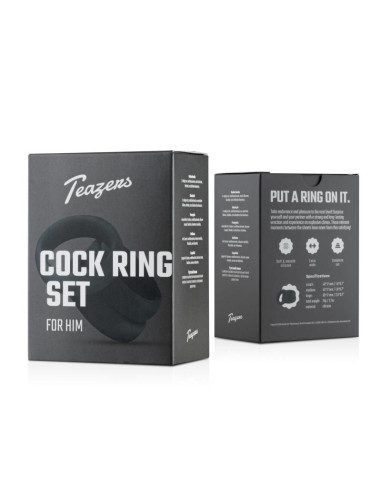 Teazers - Silikone Penisringe - 3 Stk