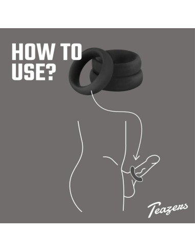 Teazers - Silikone Penisringe - 3 Stk