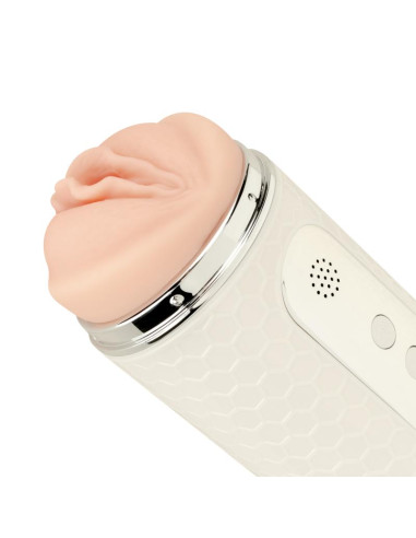 Teazers - Electric Masturbator Double-sided - Hvid