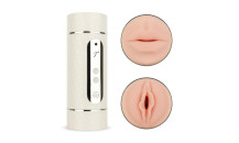 Teazers - Electric Masturbator Double-sided - Hvid