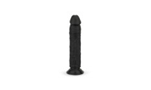 Realistisk Dildo - 17,50 Cm - Sort
