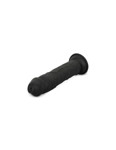 Realistisk Dildo - 17,50 Cm - Sort