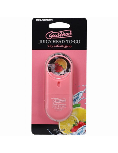 Doc Johnson - GoodHead Juicy Head Dry Mouth Spray ToGo - Lemonade - 9 ml