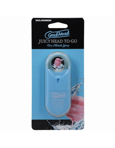 Doc Johnson - GoodHead Juicy Head Dry Mouth Spray ToGo - Cotton Candy - 9 ml