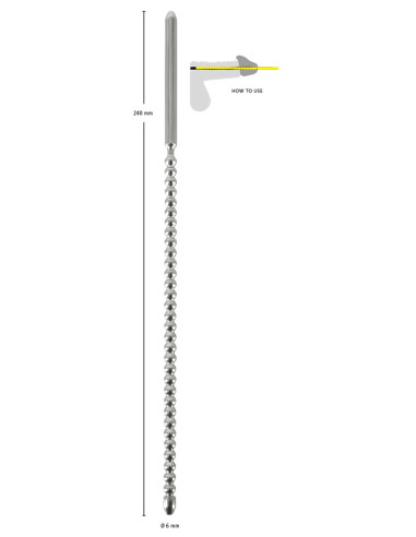 PENISPLUG - Dip Stick Ripped Ø 6 mm
