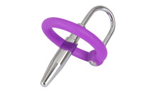 PENISPLUG - Dilator med silikone glansring