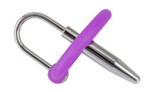 PENISPLUG - Dilator med silikone glansring