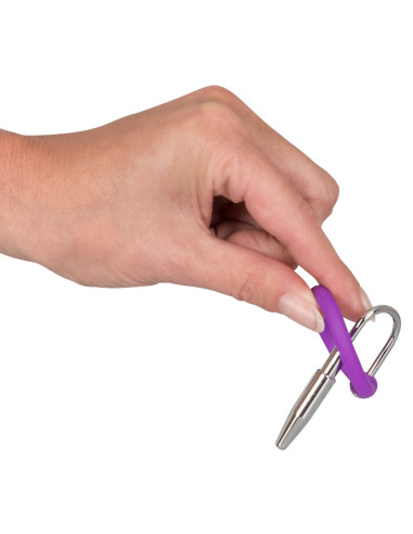 PENISPLUG - Dilator med silikone glansring