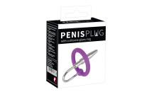 PENISPLUG - Dilator med silikone glansring