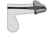 PENISPLUG - Dilator med silikone glansring