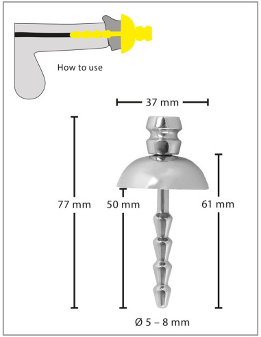 PENISPLUG - Umbrella Plug - 37g