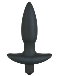 Black Velvet - Vibrating Plug - Small 2