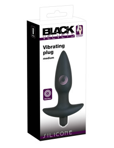 Black Velvet - Vibrating Plug - Medium