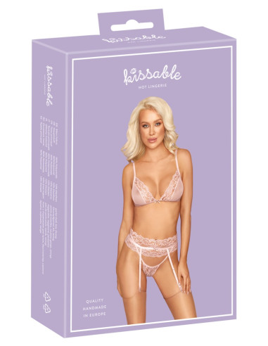 Kissable - Lyserødt Lingeri - L/XL