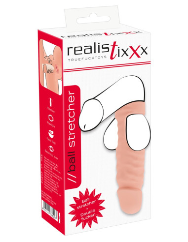 Realistixxx - Ball Stretcher Med Dildo