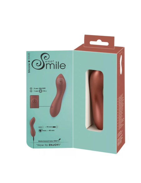 SMILE - Mini G-punkt Vibrator - Fleksibel - Bronze