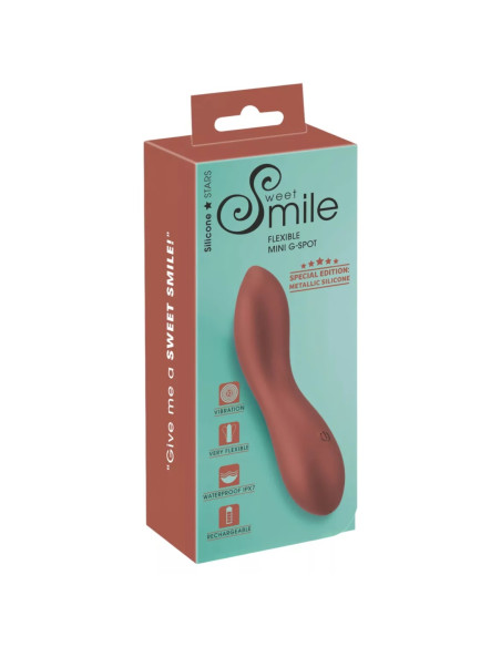 SMILE - Mini G-punkt Vibrator - Fleksibel - Bronze