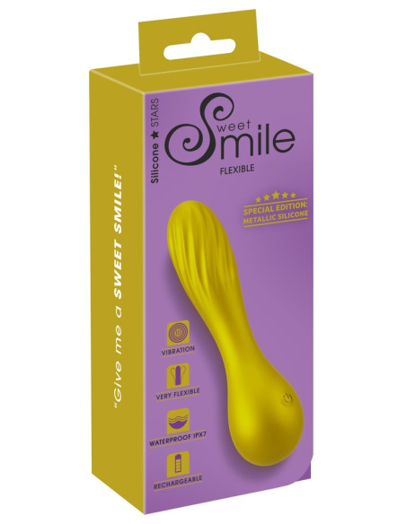 SMILE - Mini G-punkt Vibrator - Fleksibel - Guld