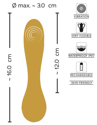SMILE - Mini G-punkt Vibrator - Fleksibel - Guld