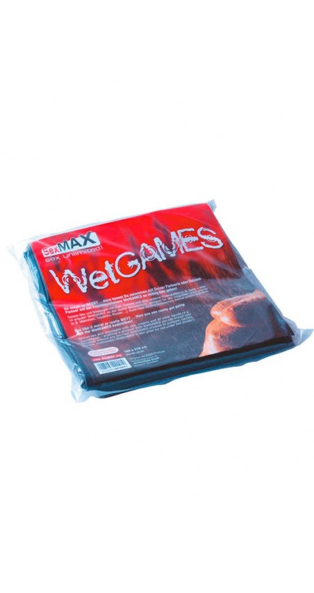 SexMAX WetGAMES Vinyl Sheet 180 x 220 cm - Black
