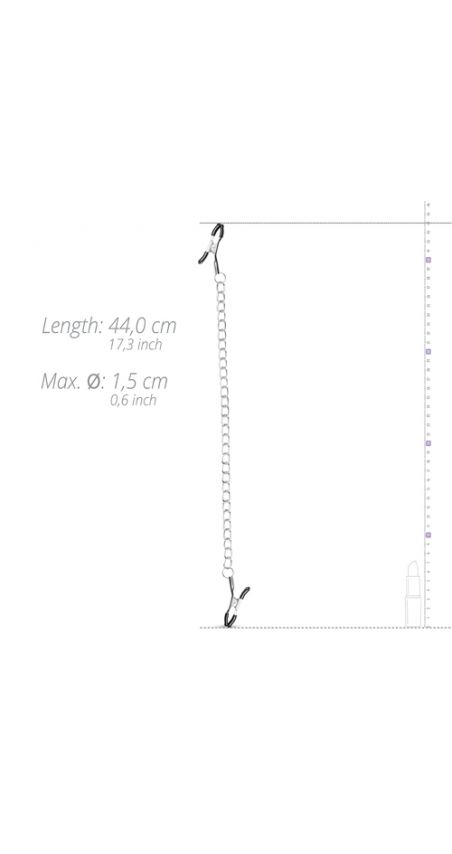 Classic Nipple Clamps With Chain