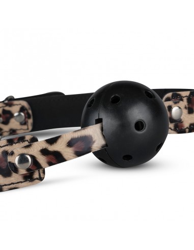 Gag Ball - Leopard Print