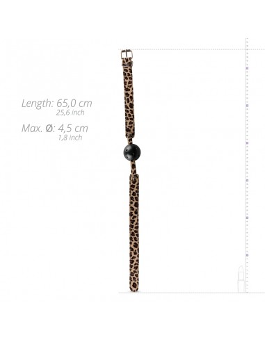 Gag Ball - Leopard Print