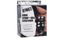 Cock Strap + Ball Stretcher - Sort