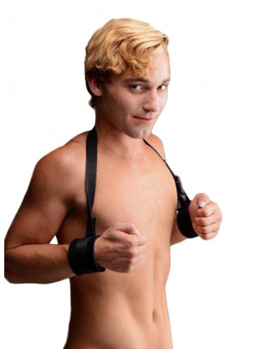 Bondagesæt Med 2 Manchetter og Justerbar Rem