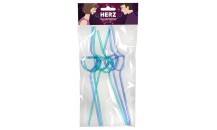 Heart-shaped Straws pack of 6