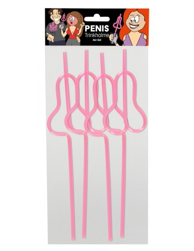 Penis Straws pack of 4